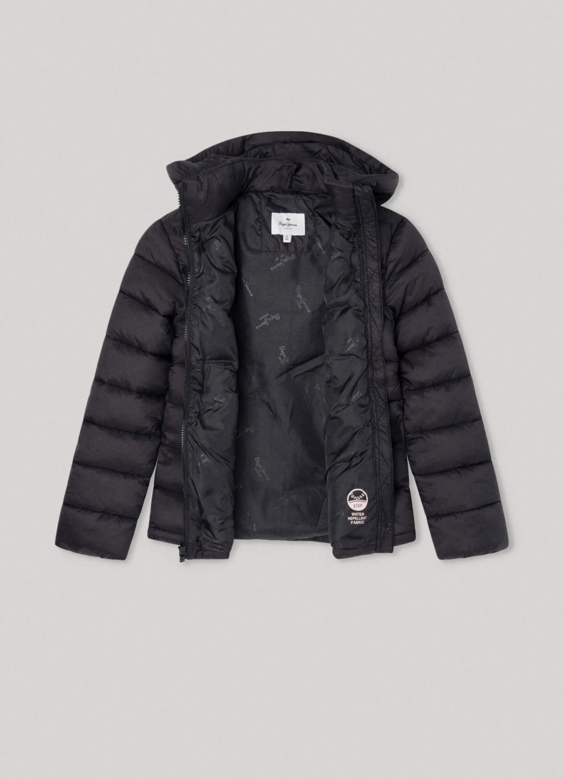 Girl Pepe Jeans Padded Hooded Puffer Jacket