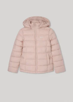 Girl Pepe Jeans Padded Hooded Puffer Jacket
