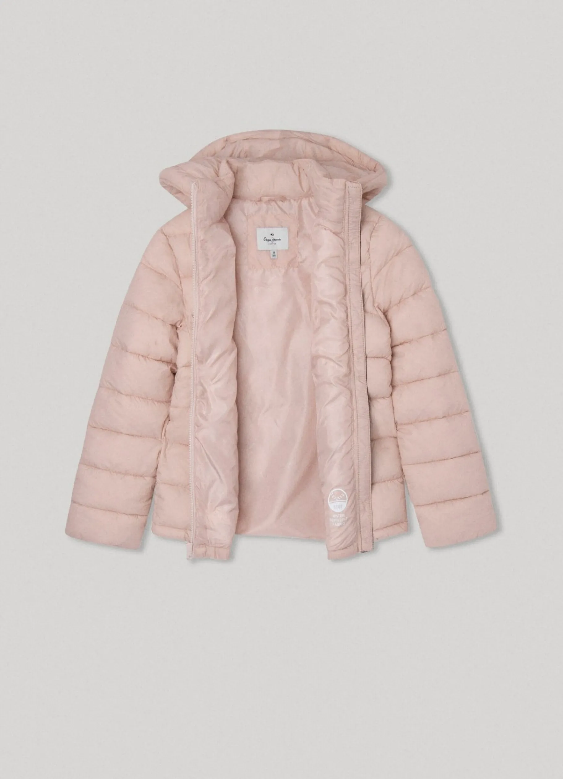 Girl Pepe Jeans Padded Hooded Puffer Jacket
