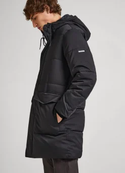 Men Pepe Jeans Padded Parka With Hood