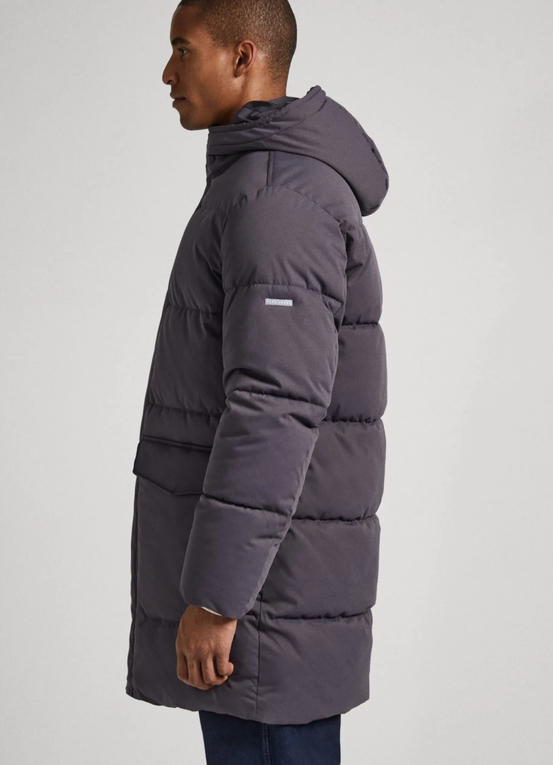 Men Pepe Jeans Padded Parka With Hood