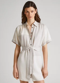 Women Pepe Jeans Patch-Effect Dress