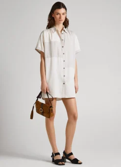 Women Pepe Jeans Patch-Effect Dress
