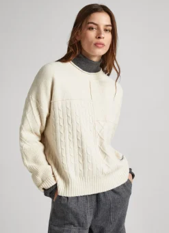 Women Pepe Jeans Patchwork Knit