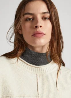 Women Pepe Jeans Patchwork Knit