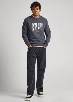 Men Pepe Jeans Photo Print Sweatshirt