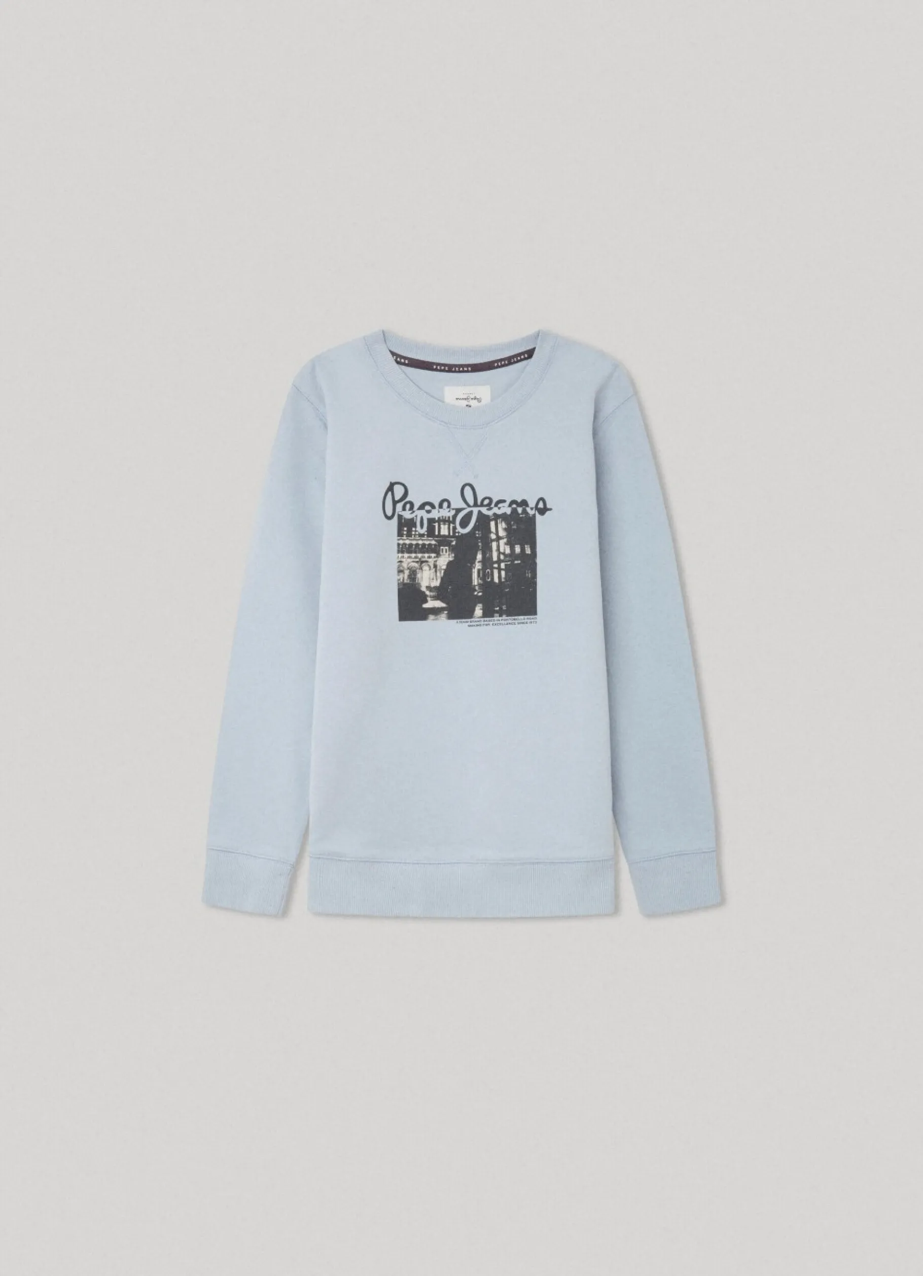 Boy Pepe Jeans Photo Print Sweatshirt