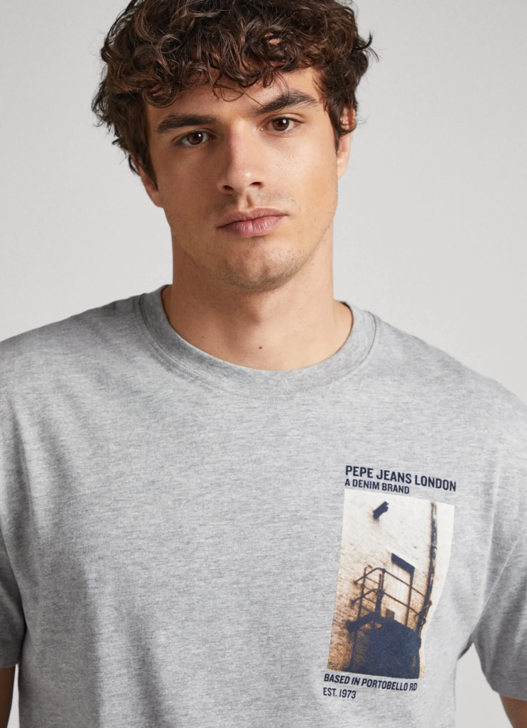 Men Pepe Jeans Photo Print T-Shirt