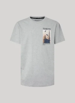 Men Pepe Jeans Photo Print T-Shirt