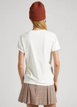 Women Pepe Jeans Photo Print T-Shirt