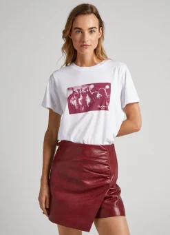 Women Pepe Jeans Photo Print T-Shirt