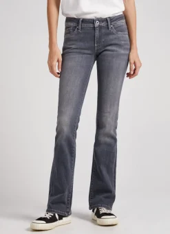 Women Pepe Jeans Piccadilly Slim Fit Mid-Rise Jeans