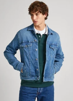 Men Pepe Jeans Pinner Regular Fit Jacket