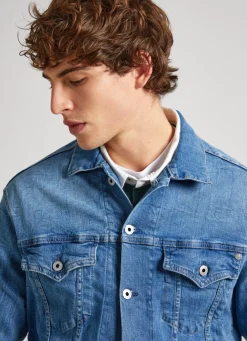 Men Pepe Jeans Pinner Regular Fit Jacket