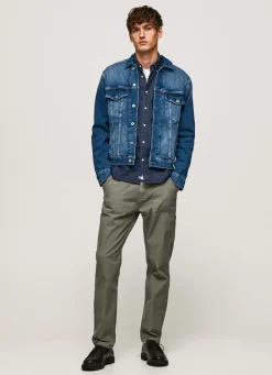 Men Pepe Jeans Pinner Regular Fit Jacket