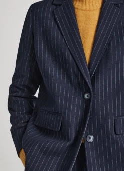 Women Pepe Jeans Pinstripe Blazer
