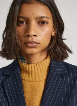 Women Pepe Jeans Pinstripe Blazer