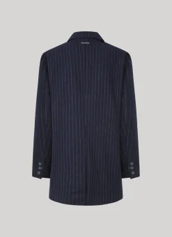 Women Pepe Jeans Pinstripe Blazer