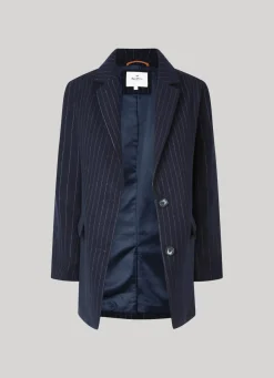 Women Pepe Jeans Pinstripe Blazer