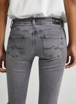 Women Pepe Jeans Pixie Skinny Fit Mid-Rise Jeans