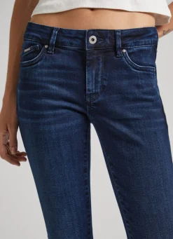Women Pepe Jeans Pixie Skinny Fit Mid-Rise Jeans