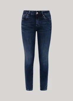 Women Pepe Jeans Pixie Skinny Fit Mid-Rise Jeans