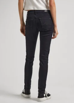 Women Pepe Jeans Pixie Skinny Fit Mid-Rise Jeans