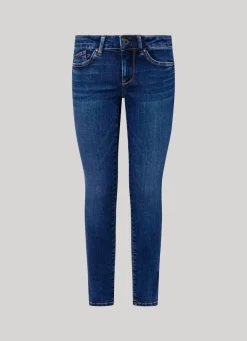 Women Pepe Jeans Pixie Skinny Fit Mid-Rise Jeans