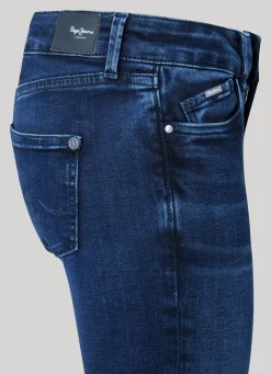 Women Pepe Jeans Pixie Skinny Fit Mid-Rise Jeans