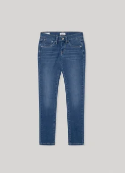 Girl Pepe Jeans Pixlette Skinny Fit Mid-Rise Jeans