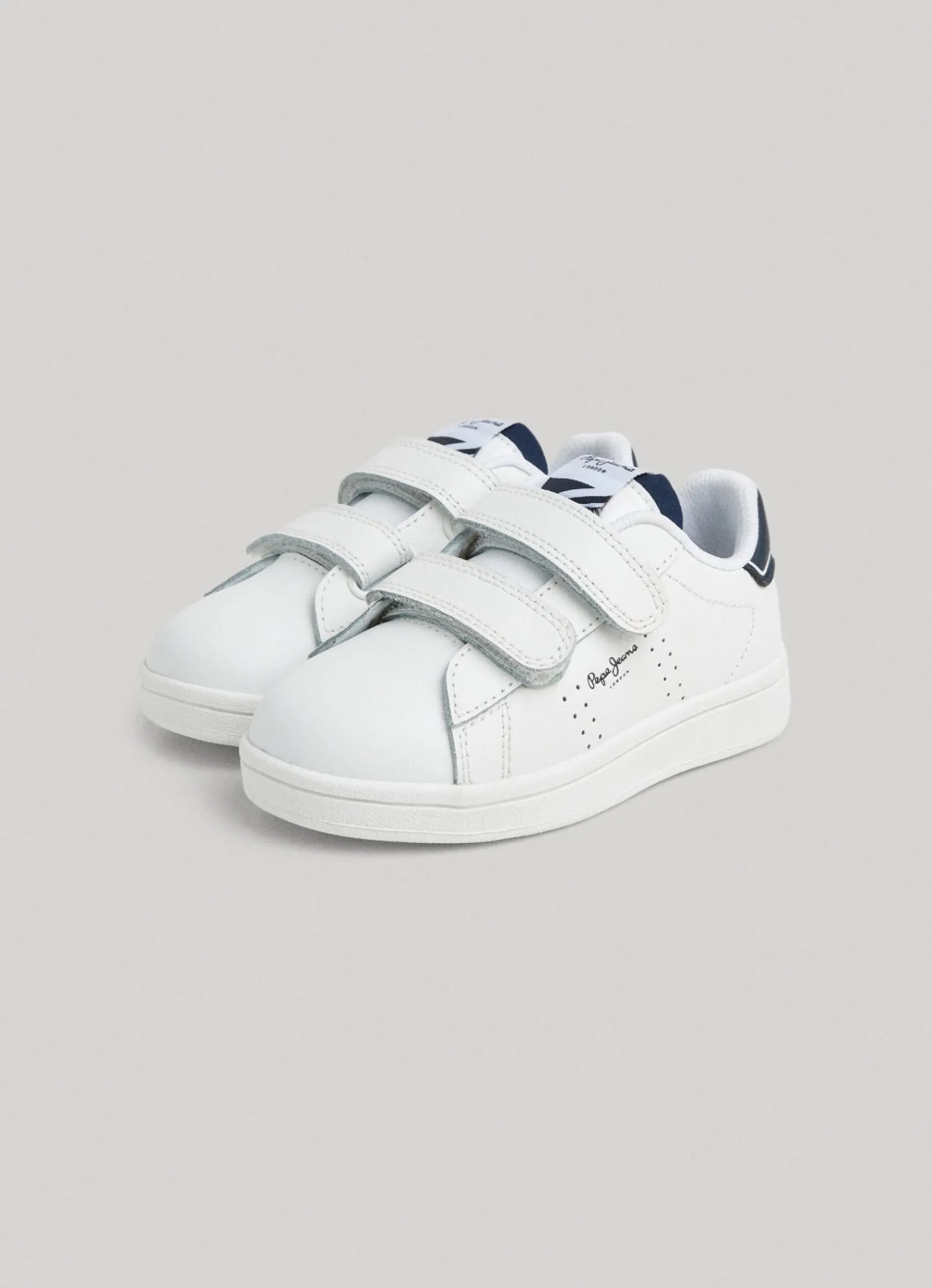 Boy Pepe Jeans Player Basic Leather Trainers