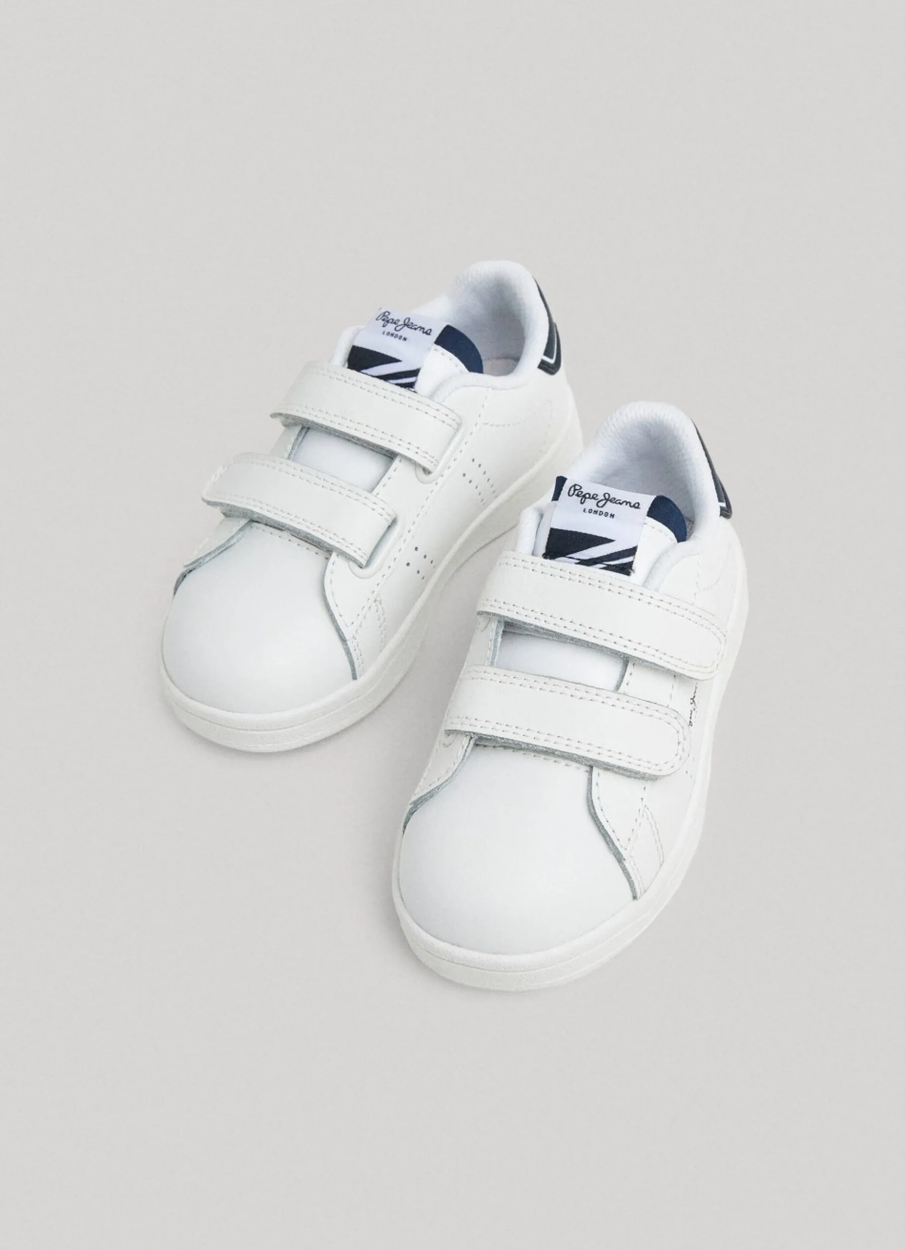 Boy Pepe Jeans Player Basic Leather Trainers