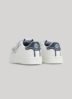 Boy Pepe Jeans Player Basic Leather Trainers