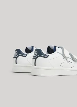 Boy Pepe Jeans Player Basic Leather Trainers