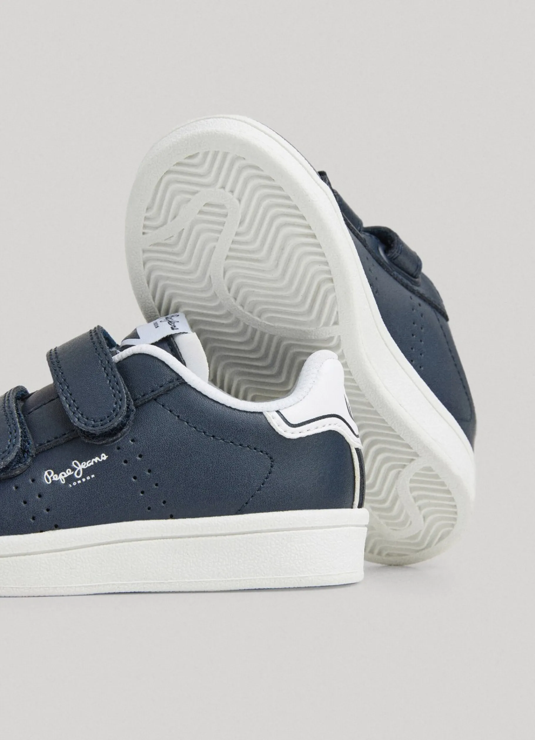 Boy Pepe Jeans Player Basic Leather Trainers