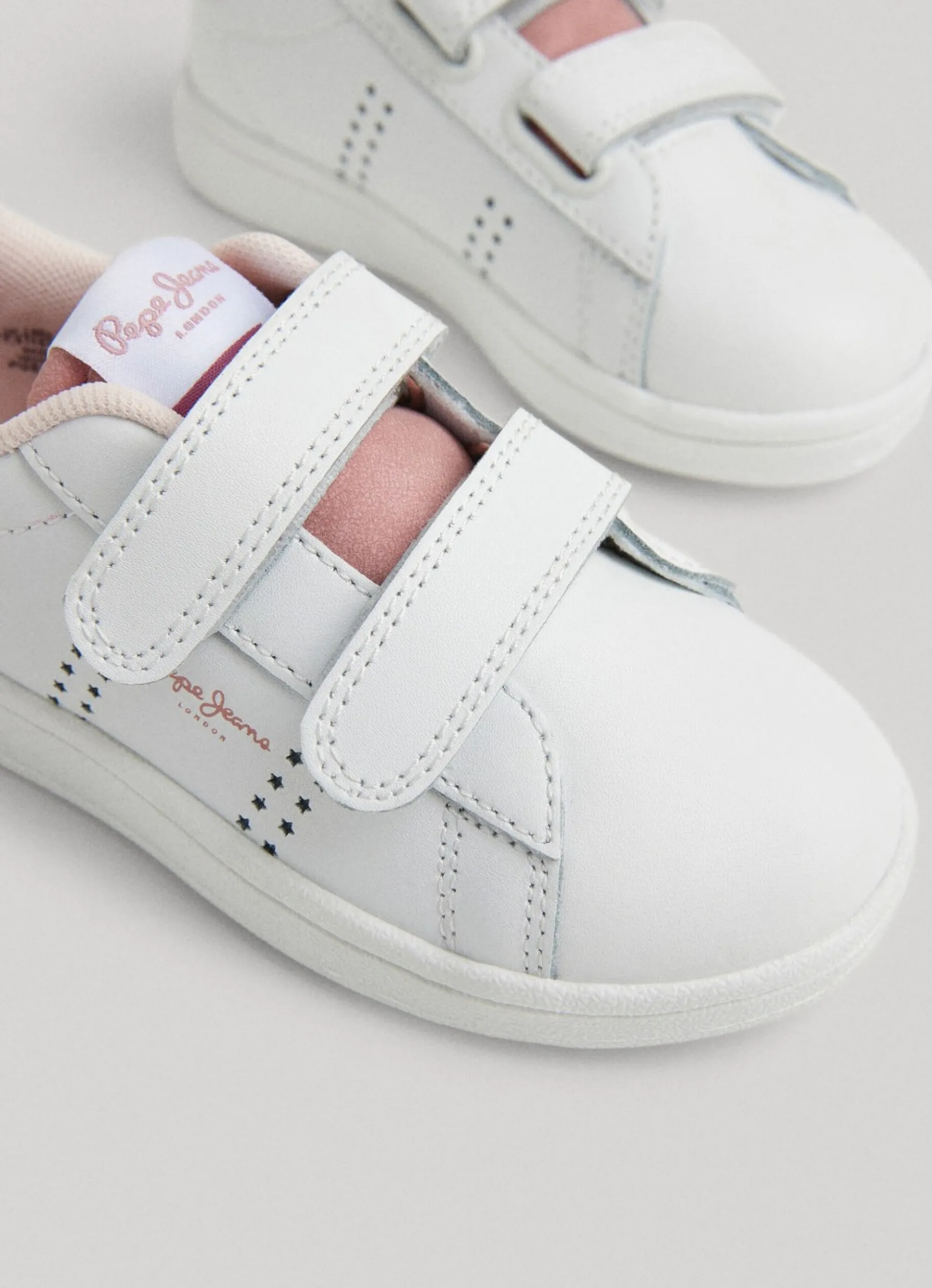 Girl Pepe Jeans Player Star Leather Trainers