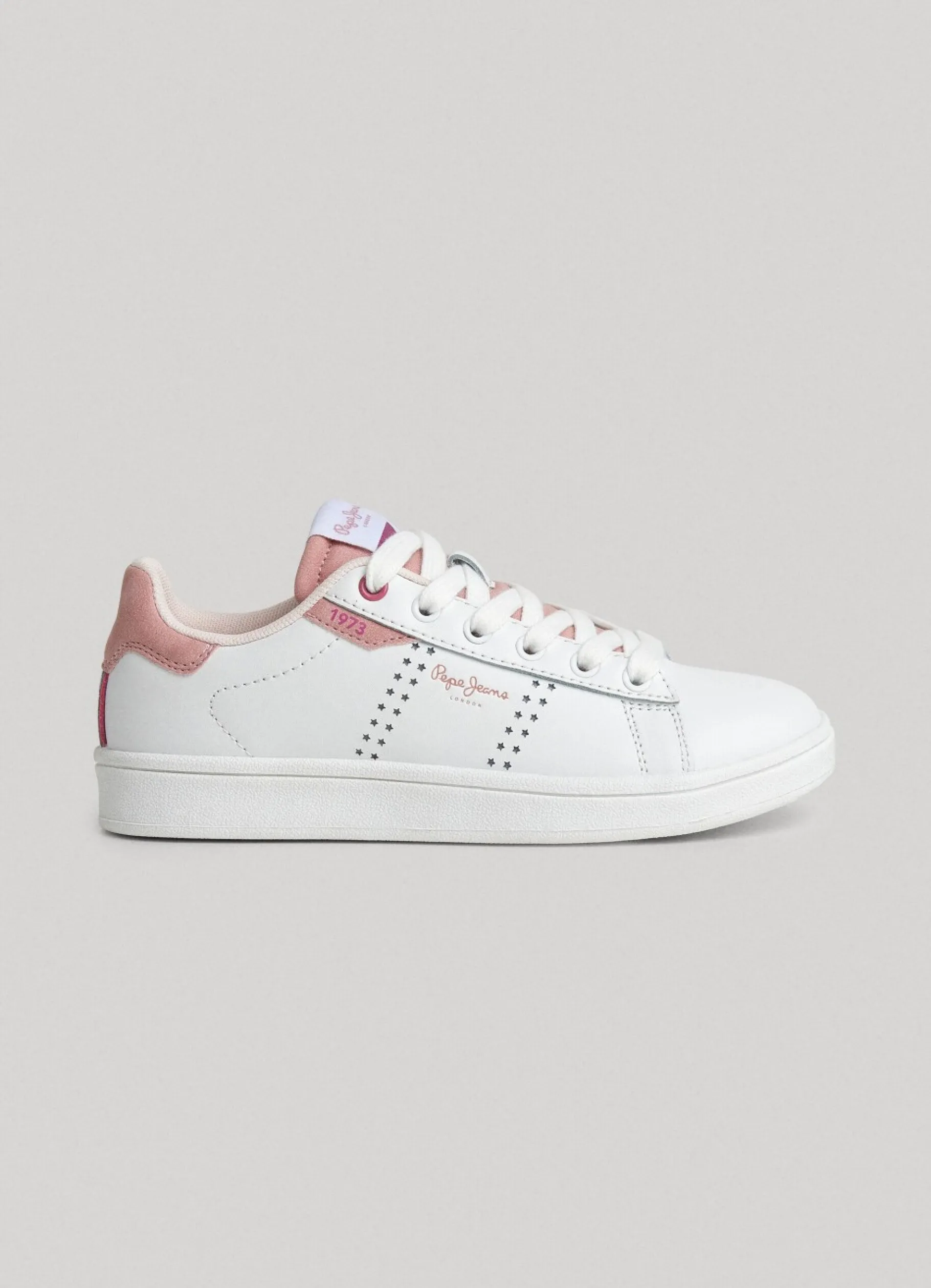 Girl Pepe Jeans Player Star Leather Trainers