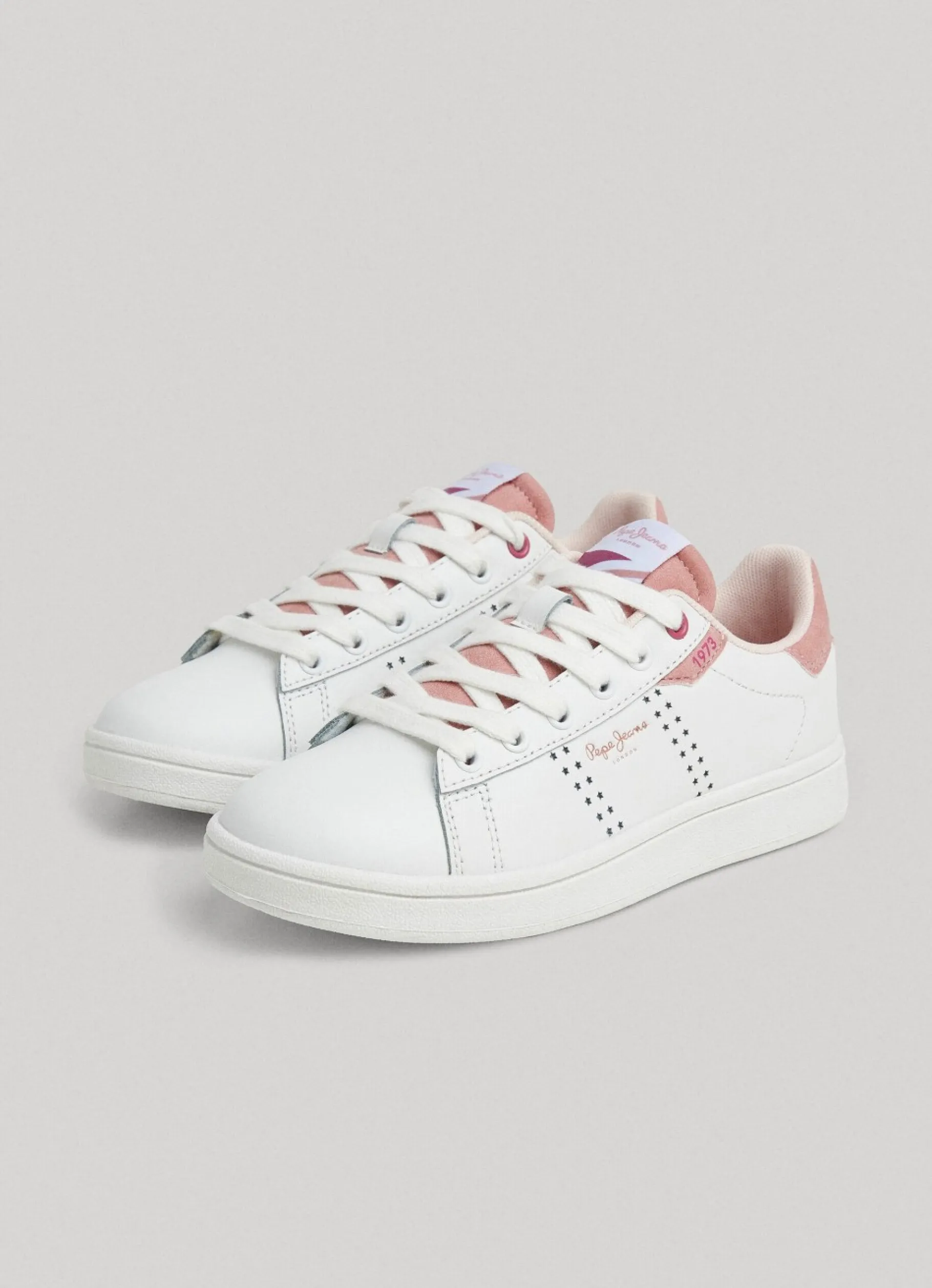 Girl Pepe Jeans Player Star Leather Trainers