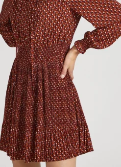 Women Pepe Jeans Pleated Boho Dress