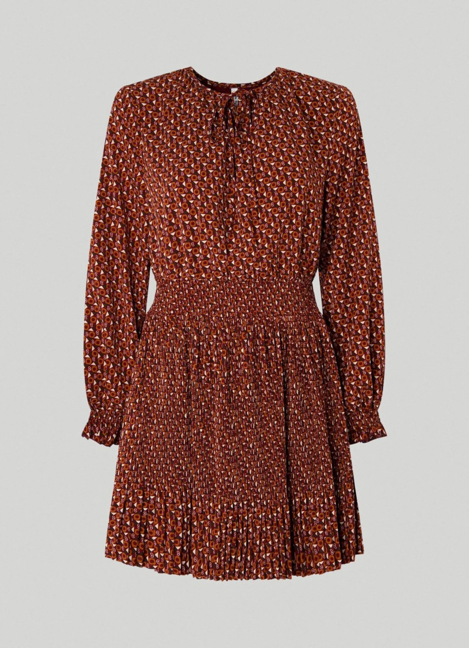 Women Pepe Jeans Pleated Boho Dress