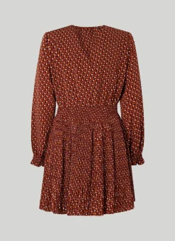 Women Pepe Jeans Pleated Boho Dress