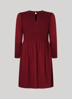Women Pepe Jeans Pleated Twill Dress