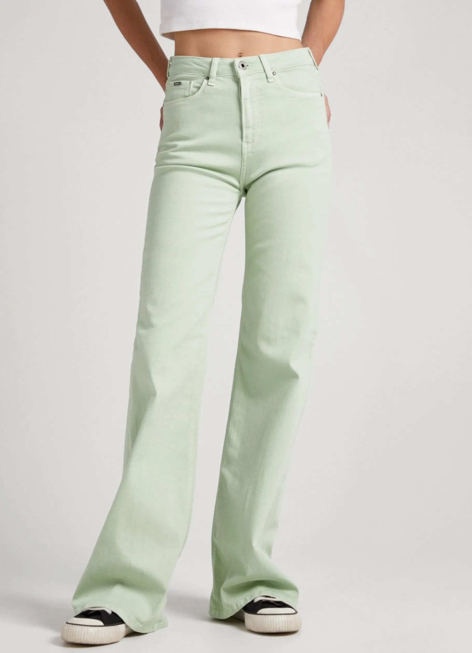 Women Pepe Jeans 5-Pocket Flare-Fit Trousers