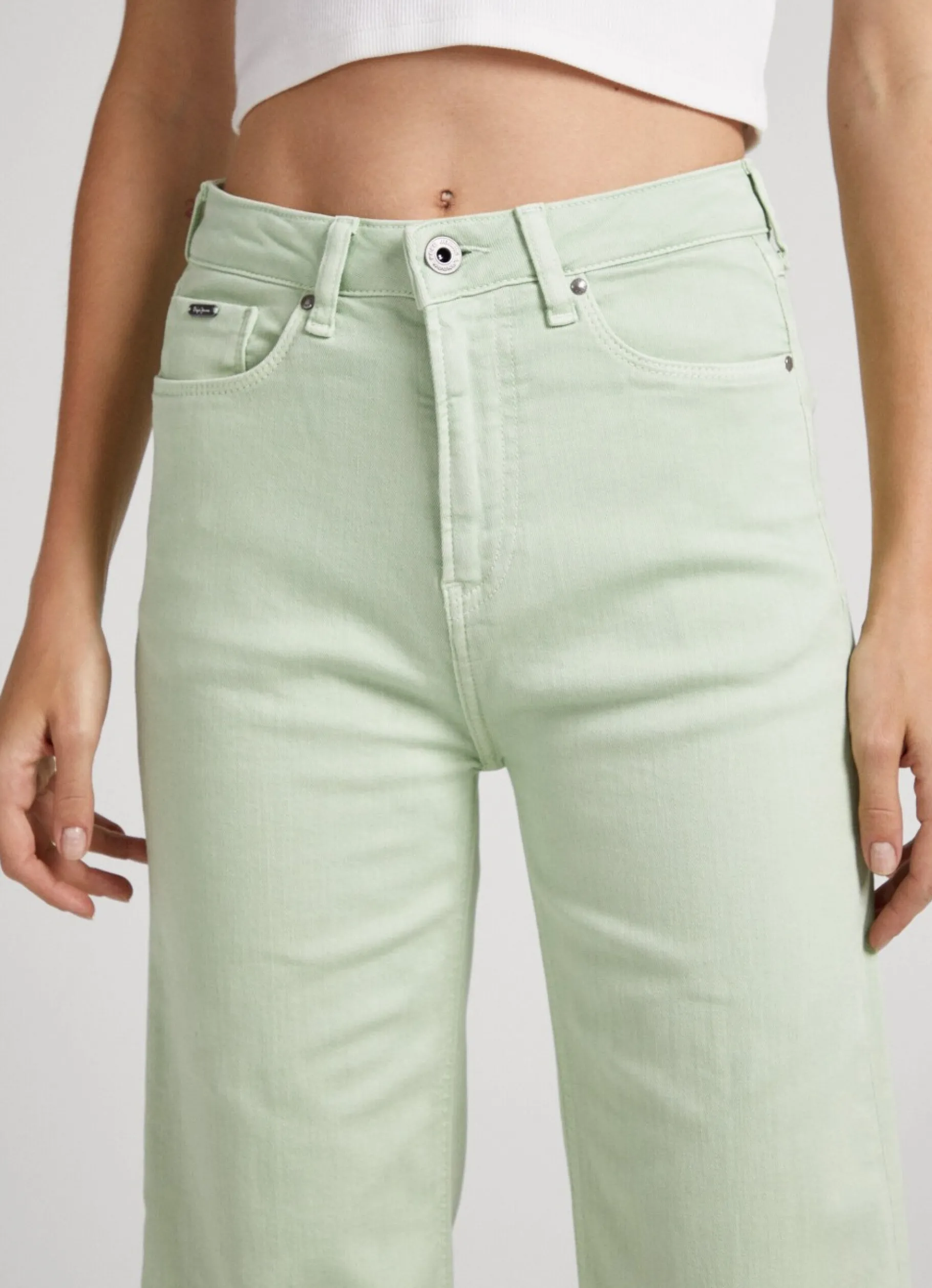 Women Pepe Jeans 5-Pocket Flare-Fit Trousers