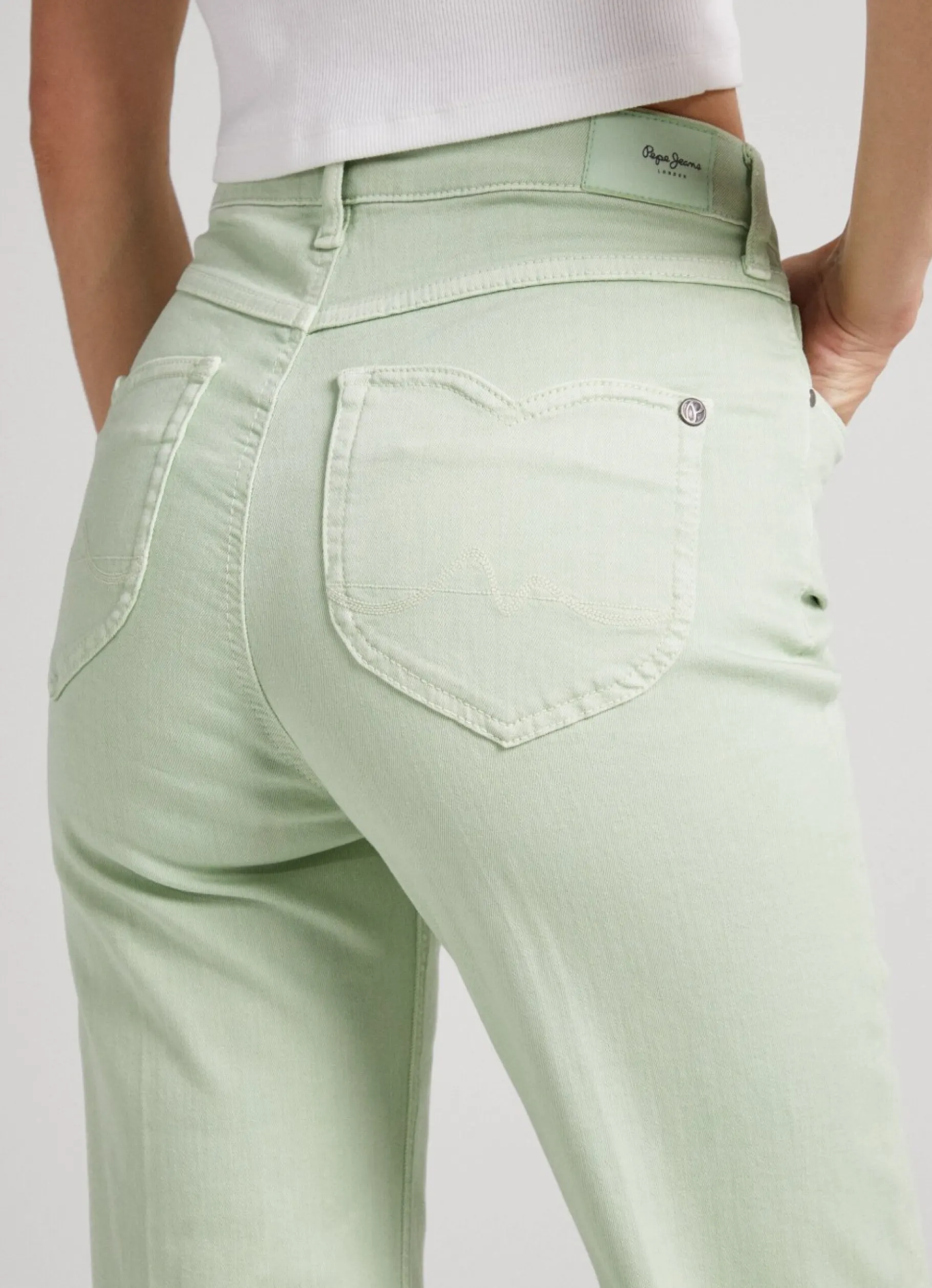 Women Pepe Jeans 5-Pocket Flare-Fit Trousers