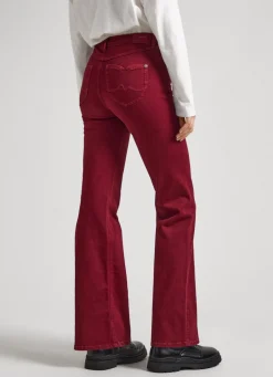 Women Pepe Jeans 5-Pocket Flare-Fit Trousers