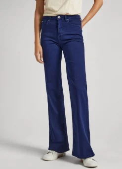 Women Pepe Jeans 5-Pocket Flare-Fit Trousers