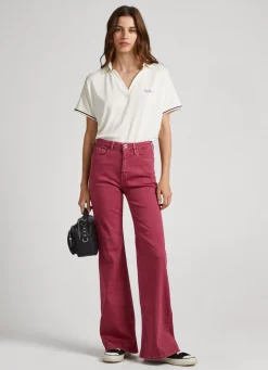 Women Pepe Jeans 5-Pocket Flare-Fit Trousers
