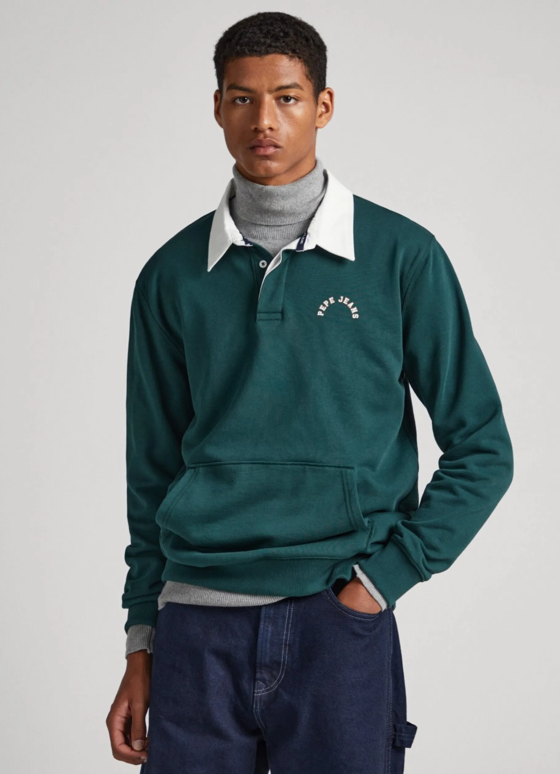 Men Pepe Jeans Polo Sweatshirt