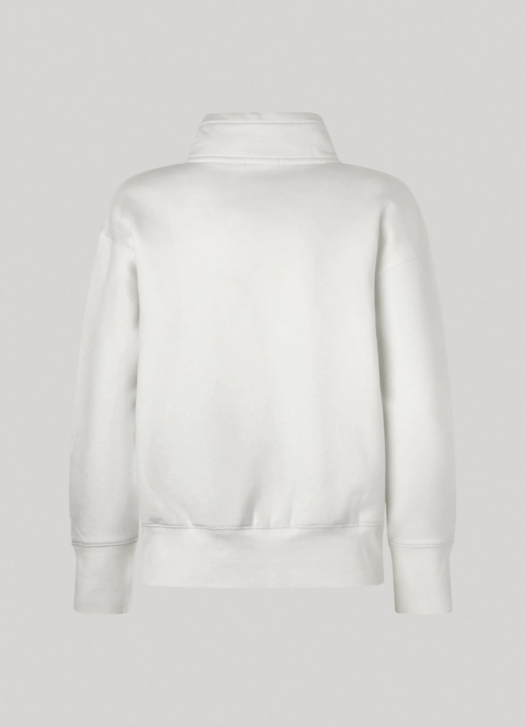 Women Pepe Jeans Polo Sweatshirt W/ Half Zip